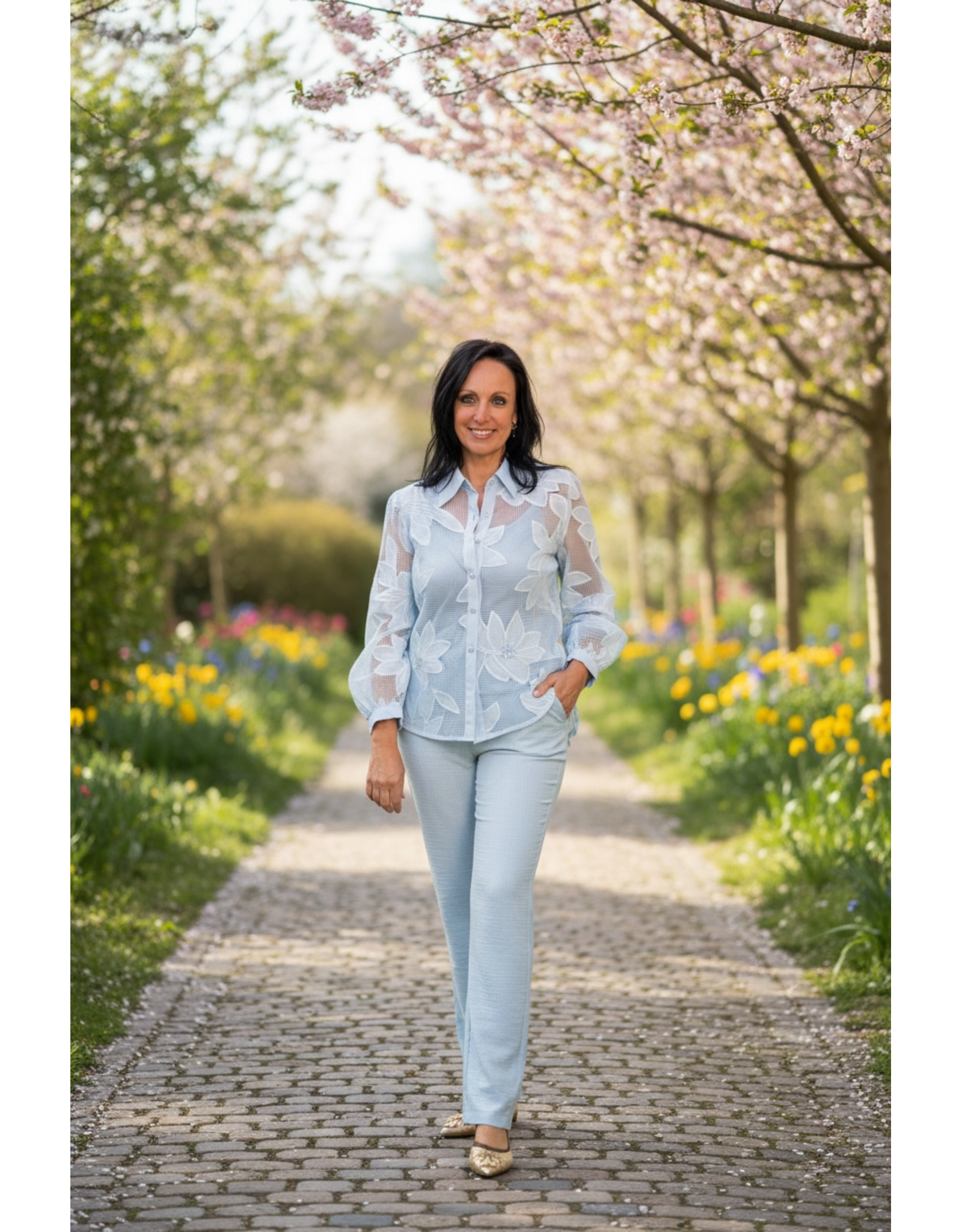 Brussel Bloes floral blue