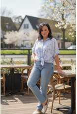 Italie Bloes Noemie romantic blauw