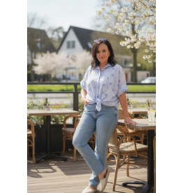 Italie Bloes Noemie romantic blauw