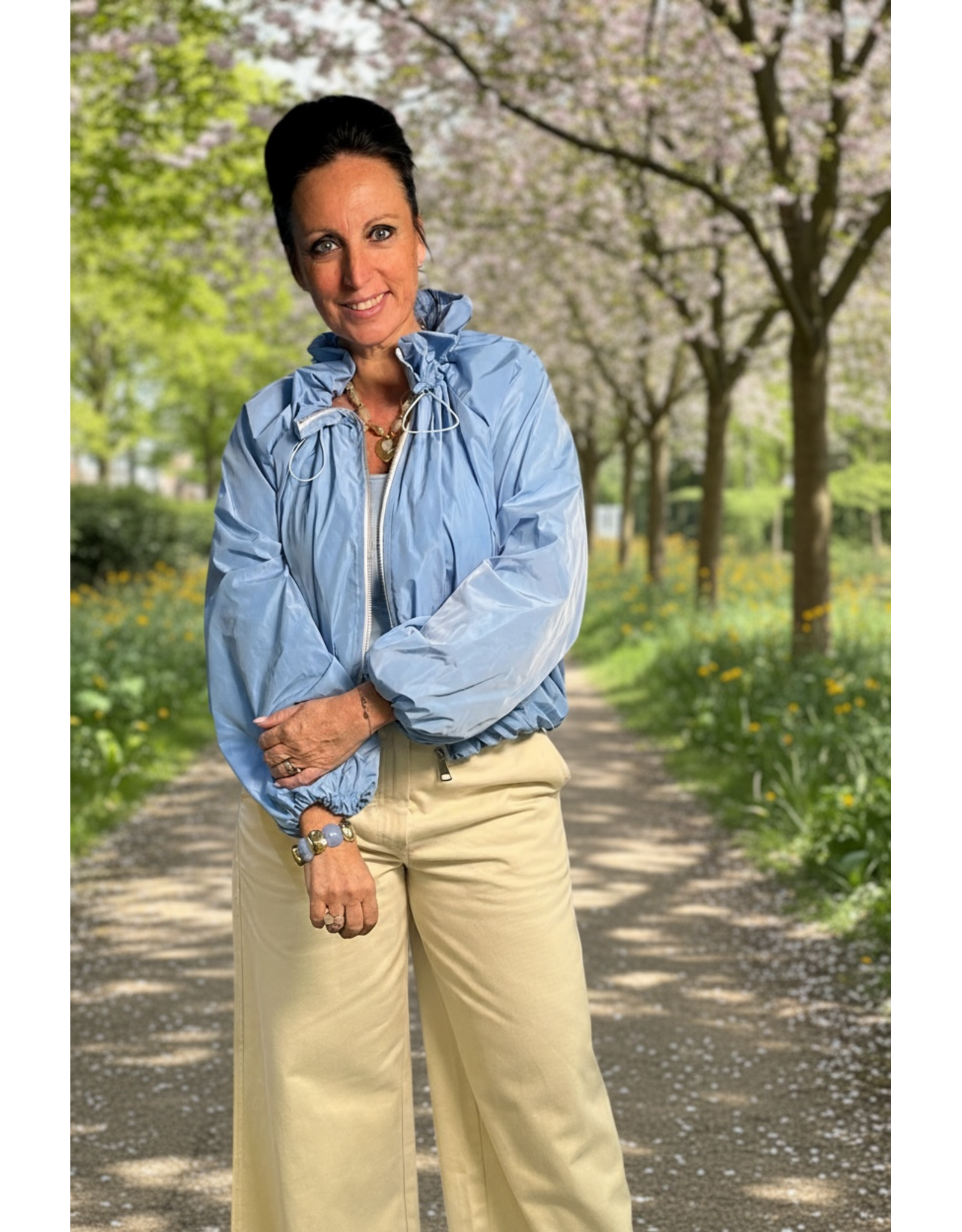 Brussel Jas petra blauw