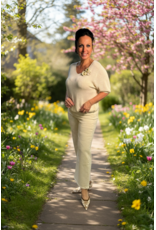 Italie Trui Romantic cream beige