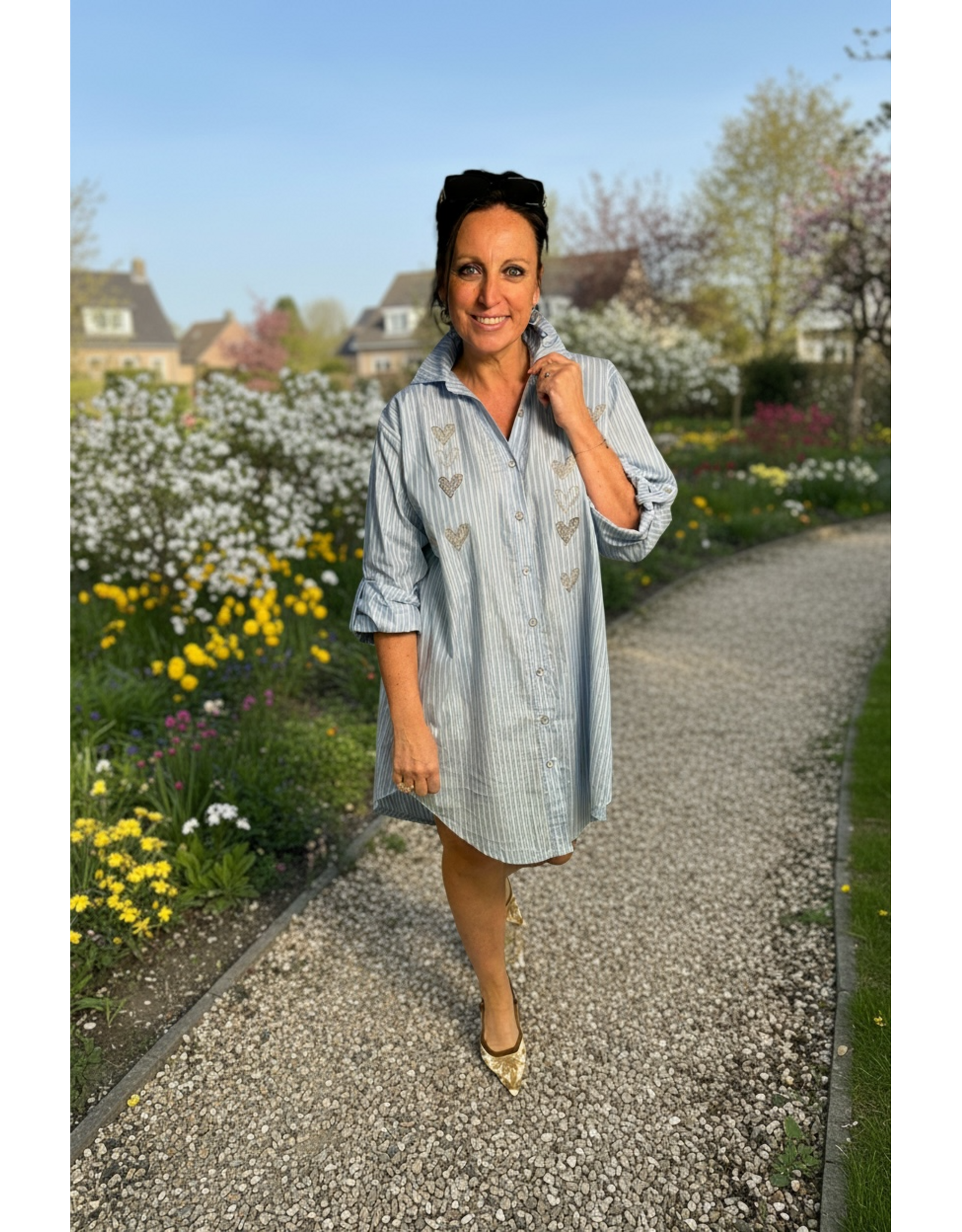 Italie Kleed Love line