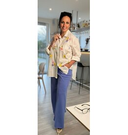 Italie Broek Classy blauw