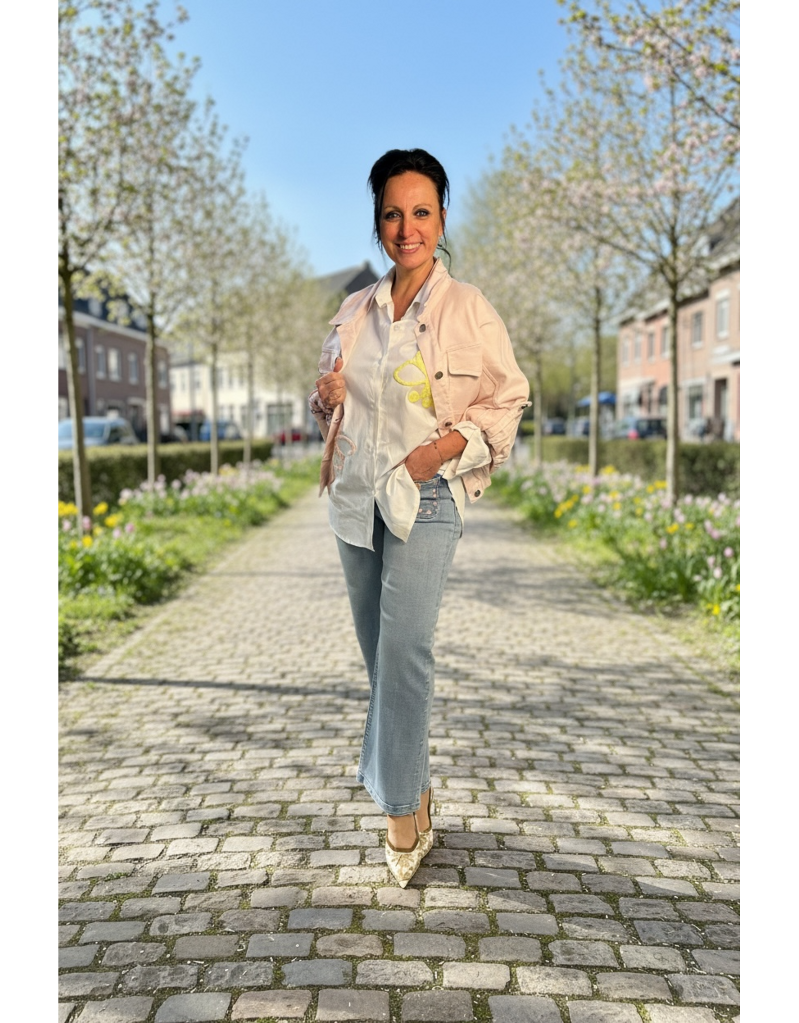 Italie Jas soft summer roze