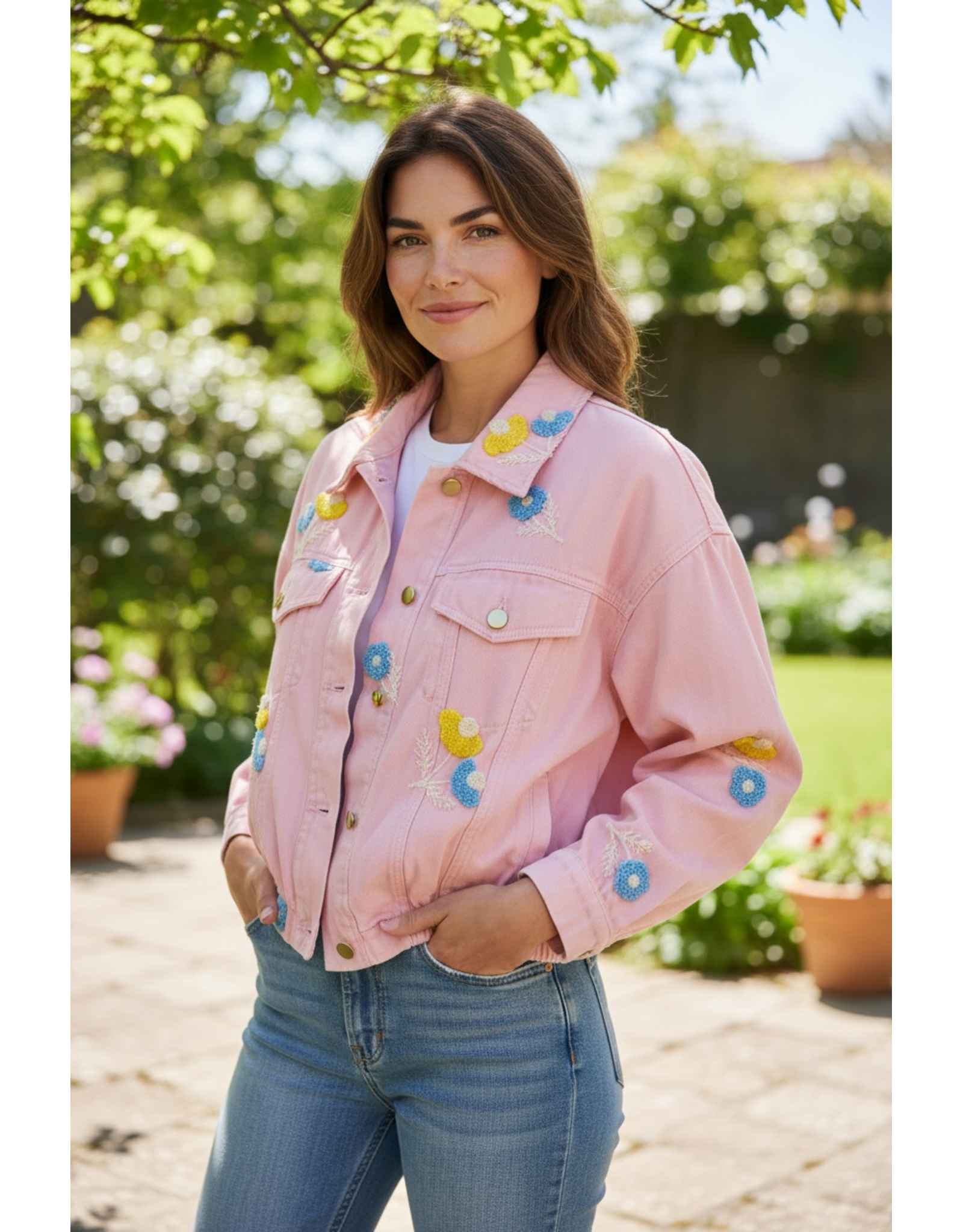 Italie Jas soft bloom roze