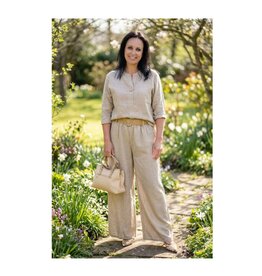 Italie Broek Indra beige