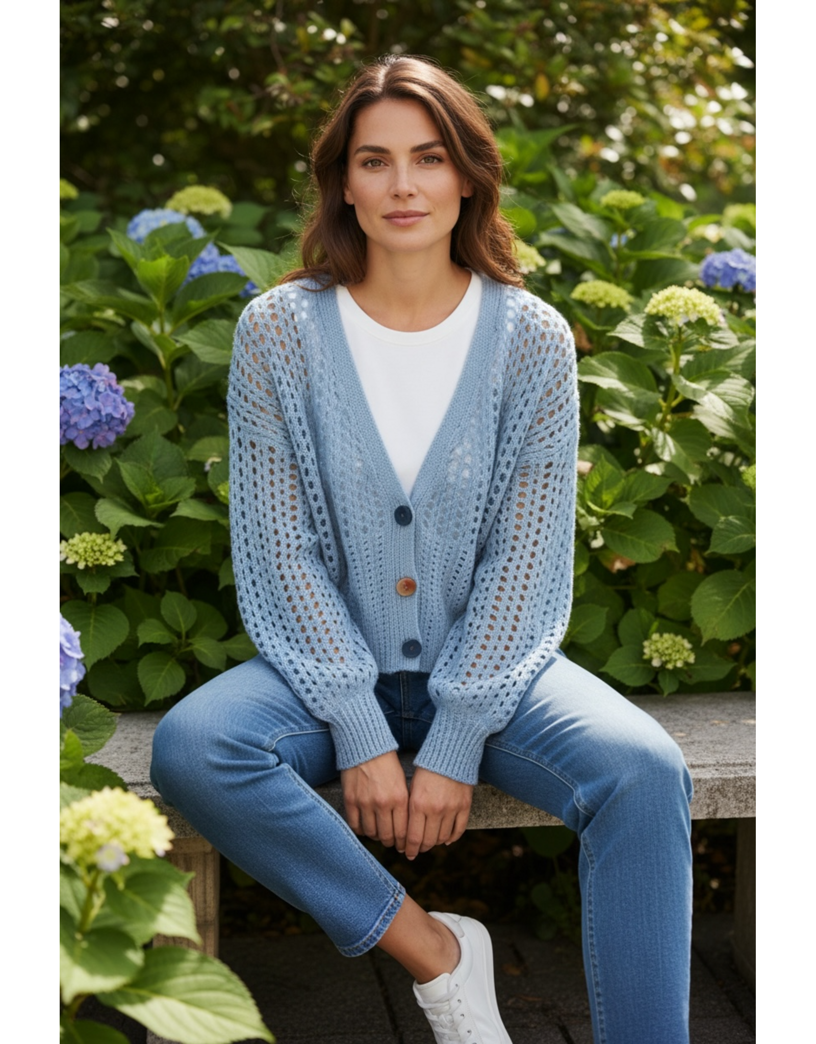 Parijs Gilet Kjellie blauw