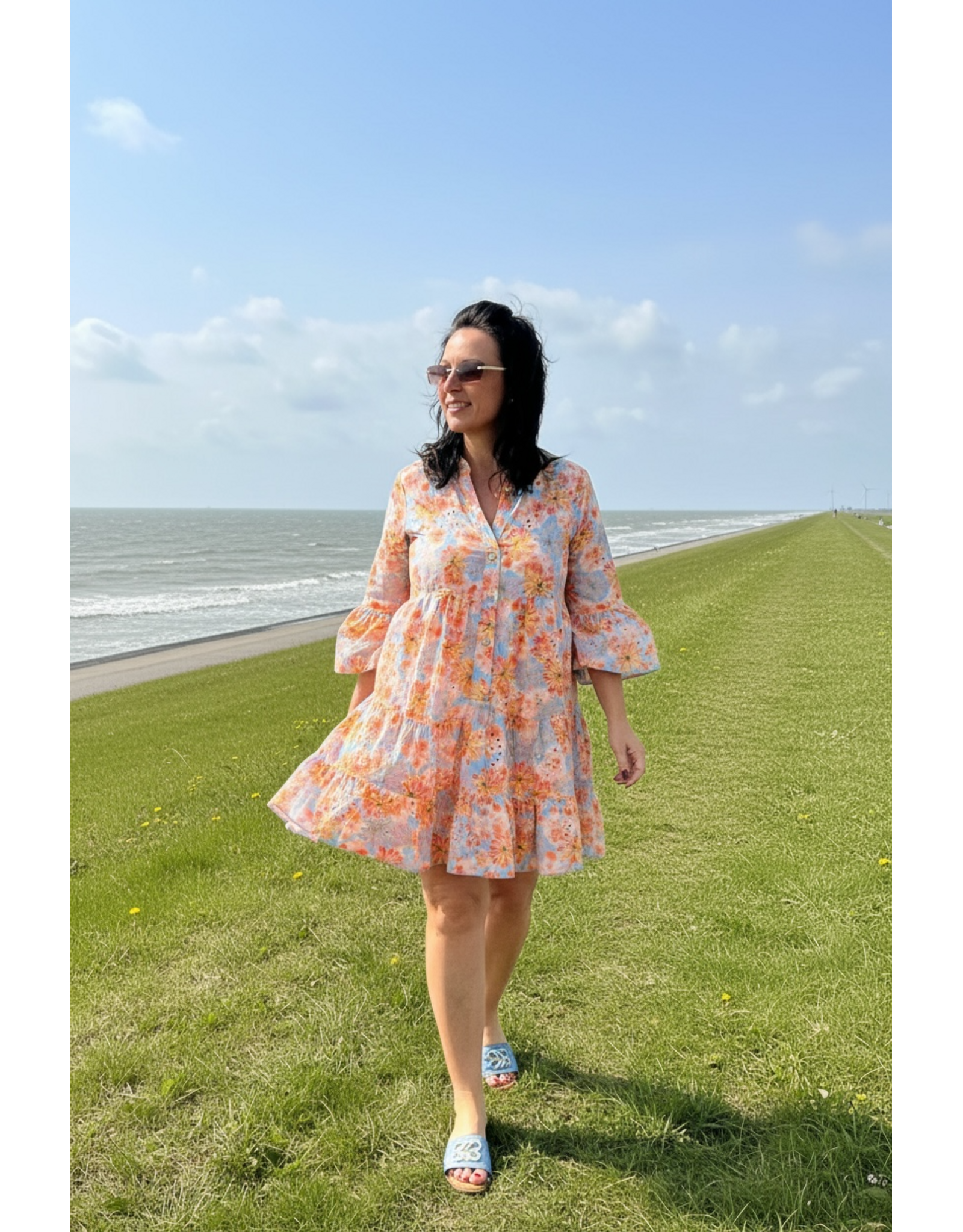 Parijs Jurk  lucy gebloemd