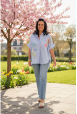 Parijs Bloes lana blauw