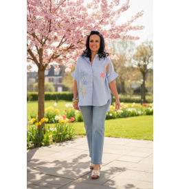 Parijs Bloes lana blauw