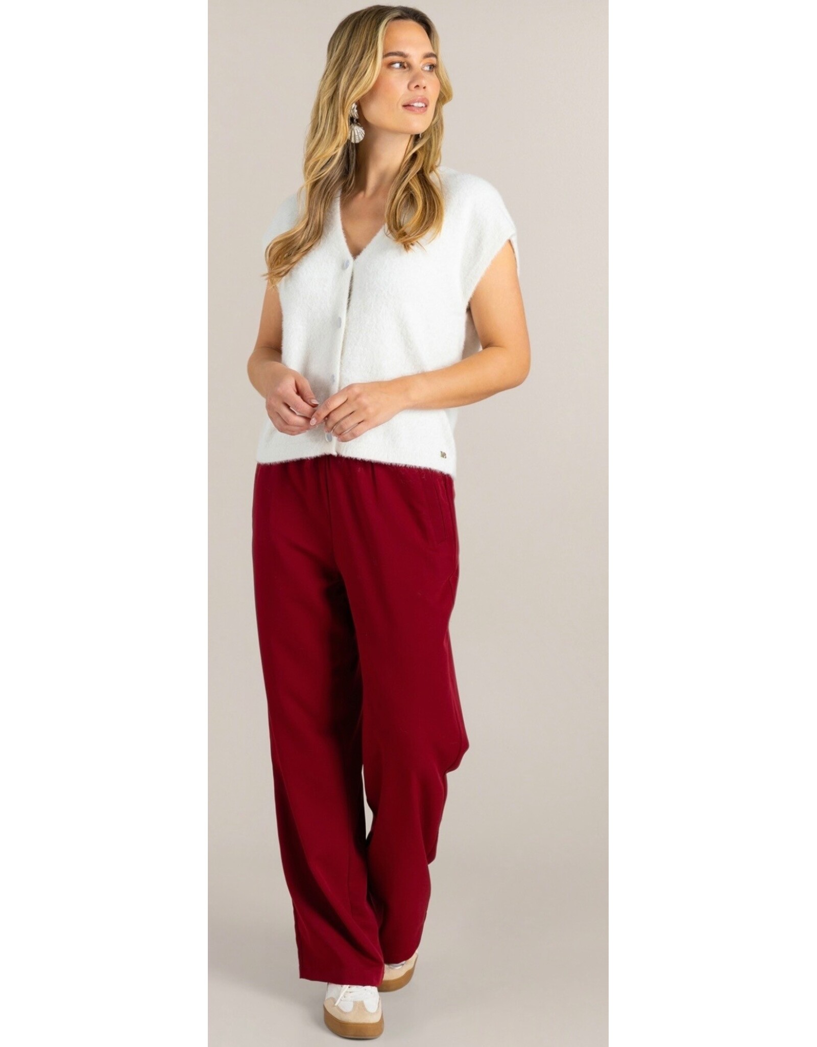 Ivy Beau Gilet/Top Grace wit