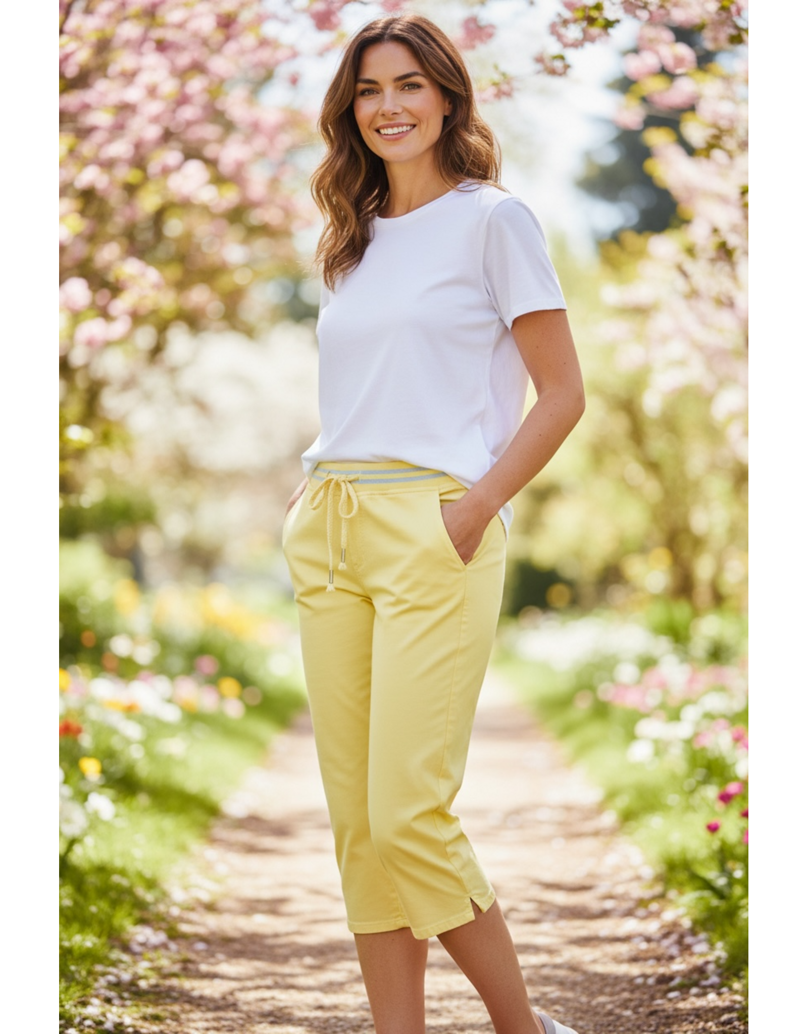 Parijs Broek knie geel