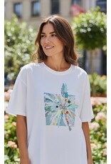 Parijs T-shirt soft garden watergroen