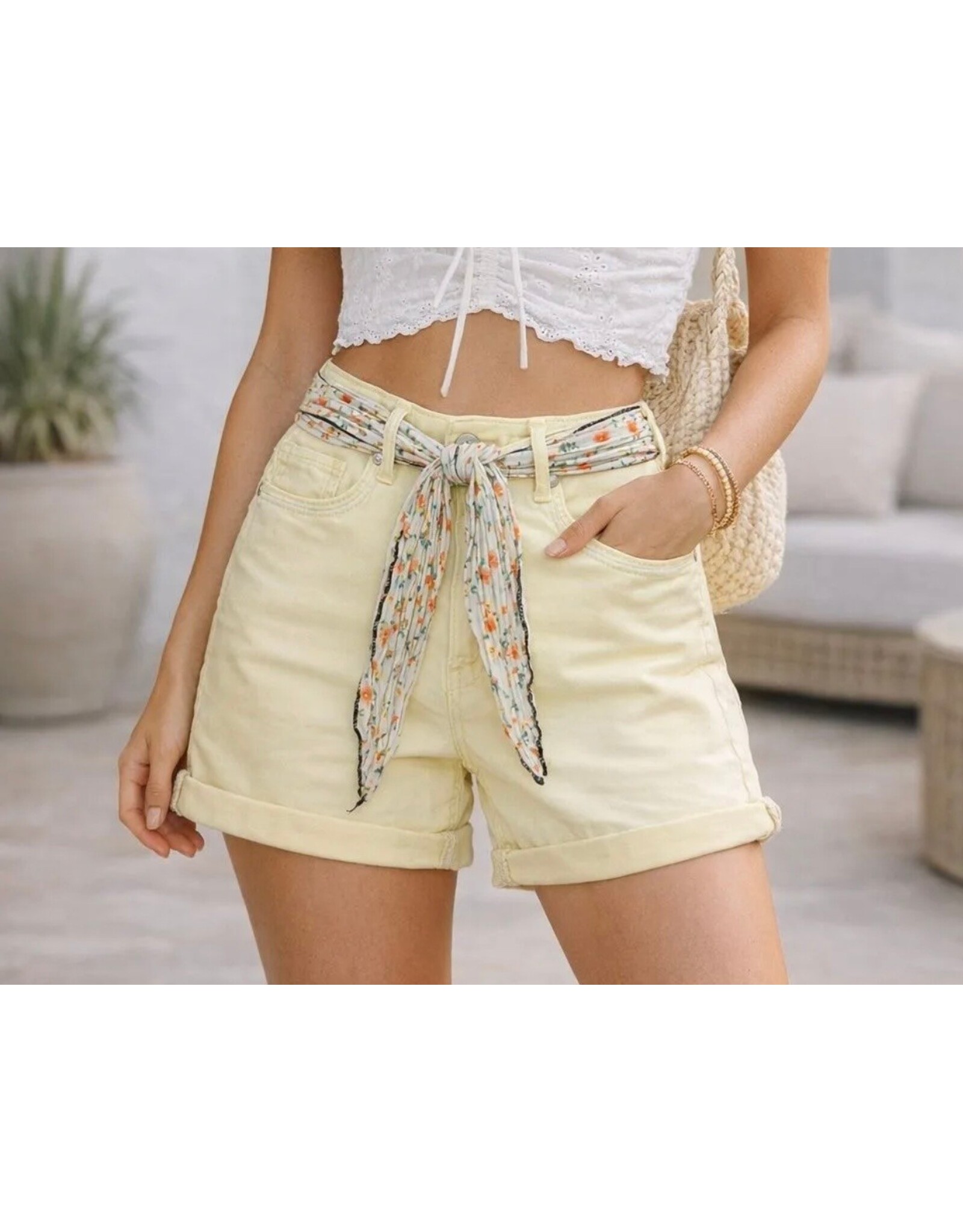 Brussel Short Niky geel