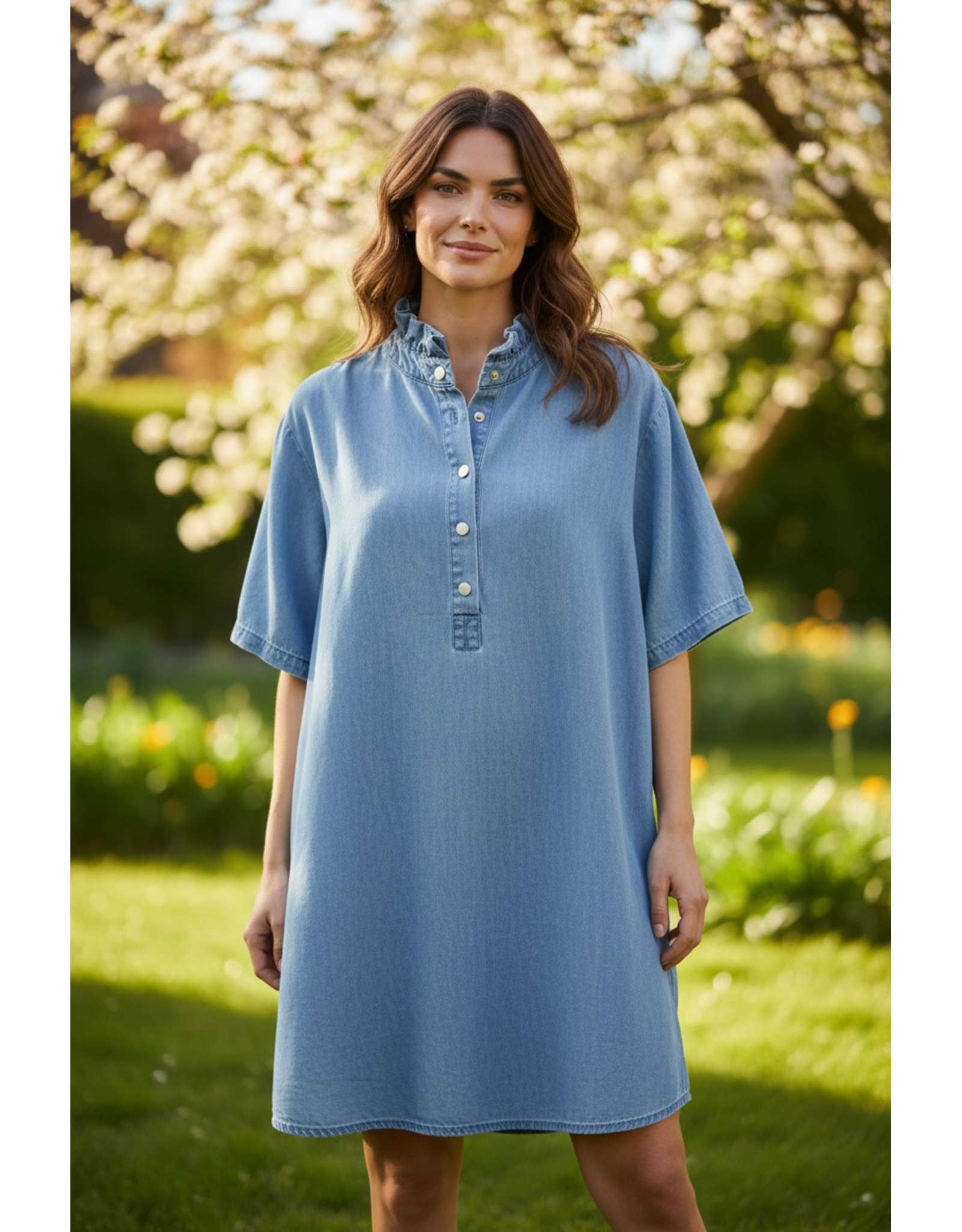 Parijs Kleed Rosie denim