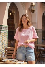 Parijs Bloes blush broderie