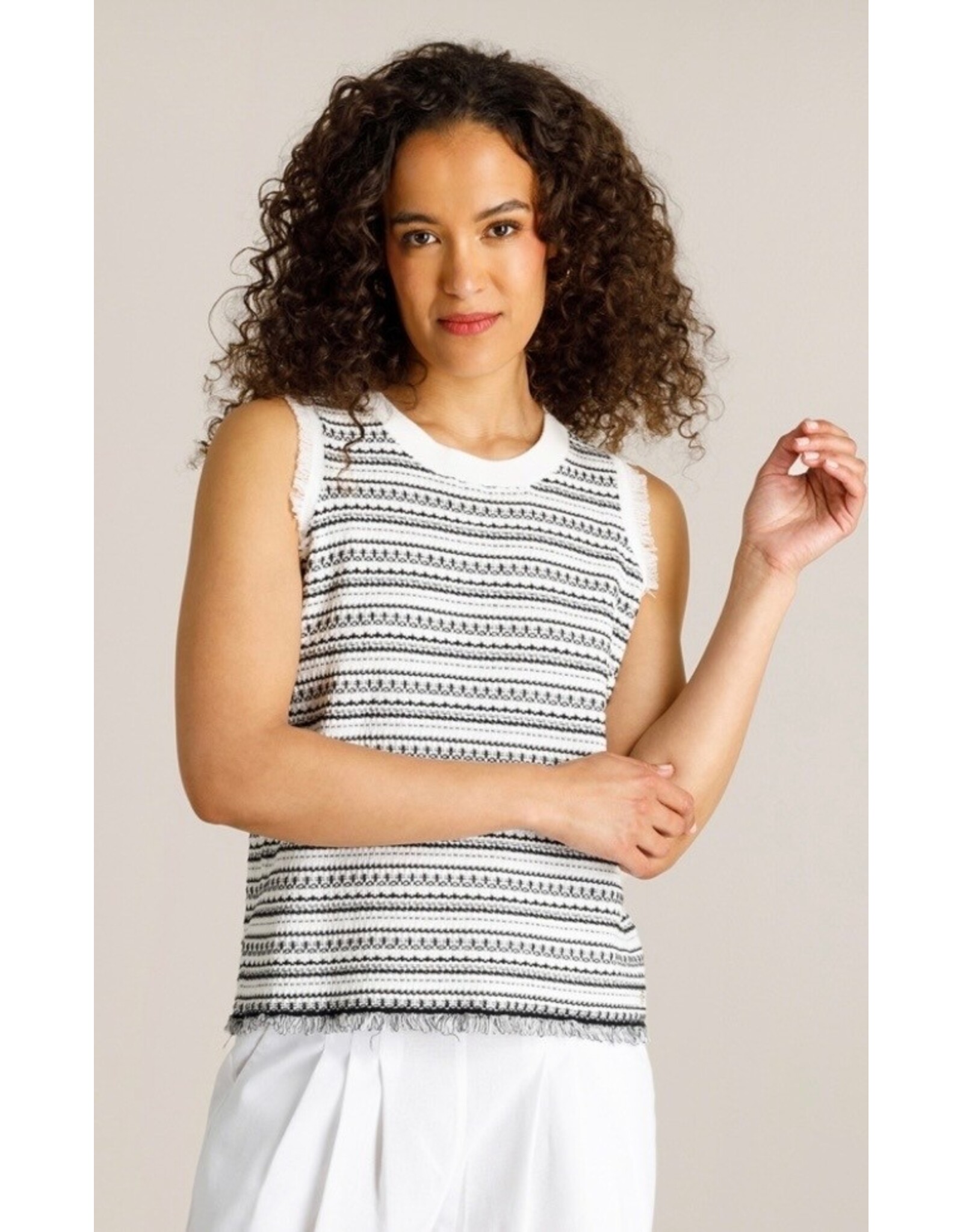 Ivy Beau Top Caitlin white/black