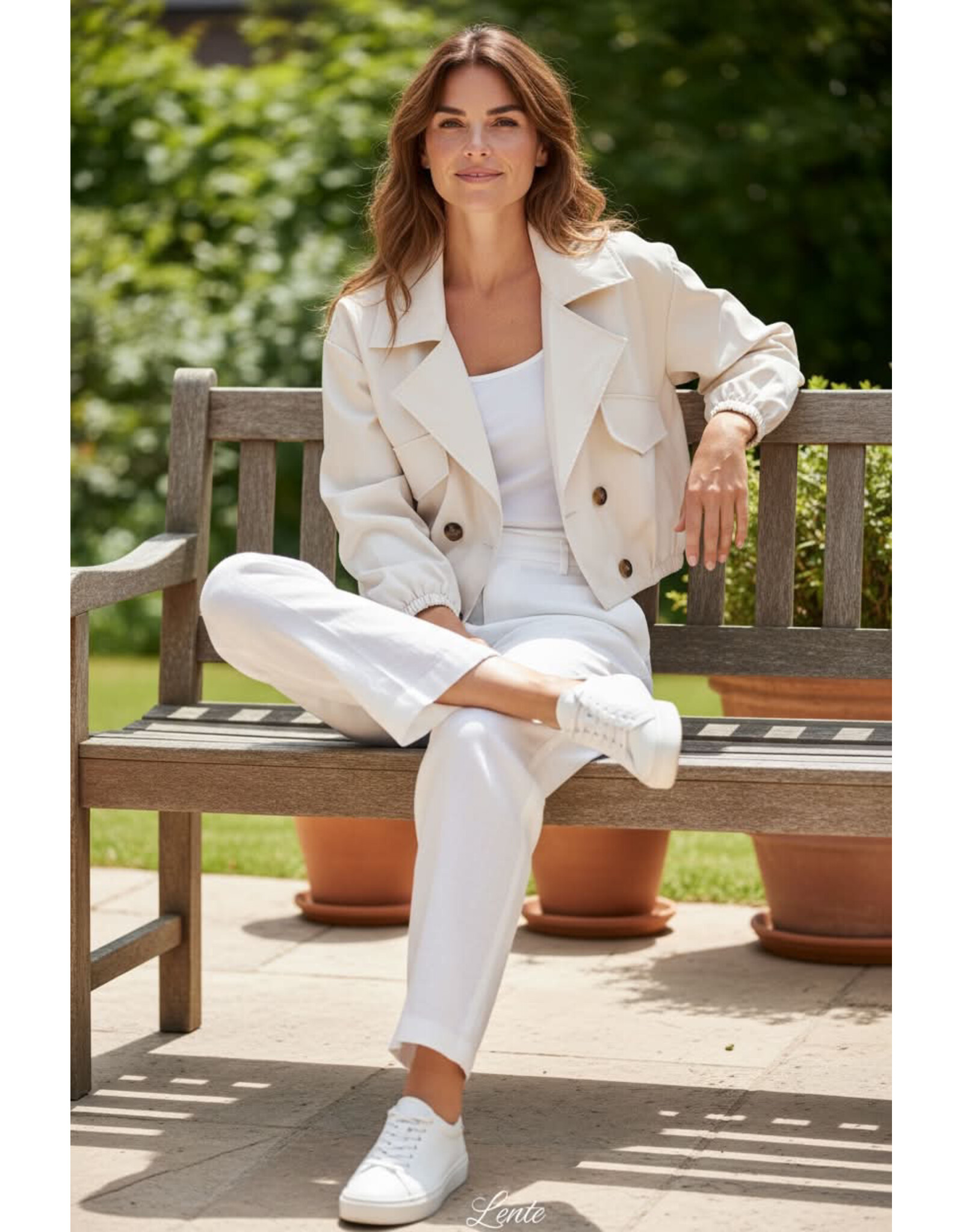 Brussel Jas jolien off white