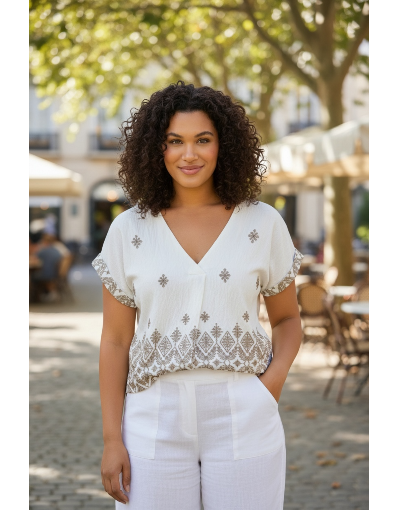Brussel Bloes manon beige