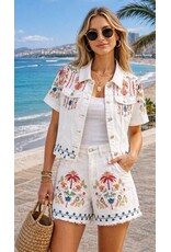 Parijs Gilet Palm breeze