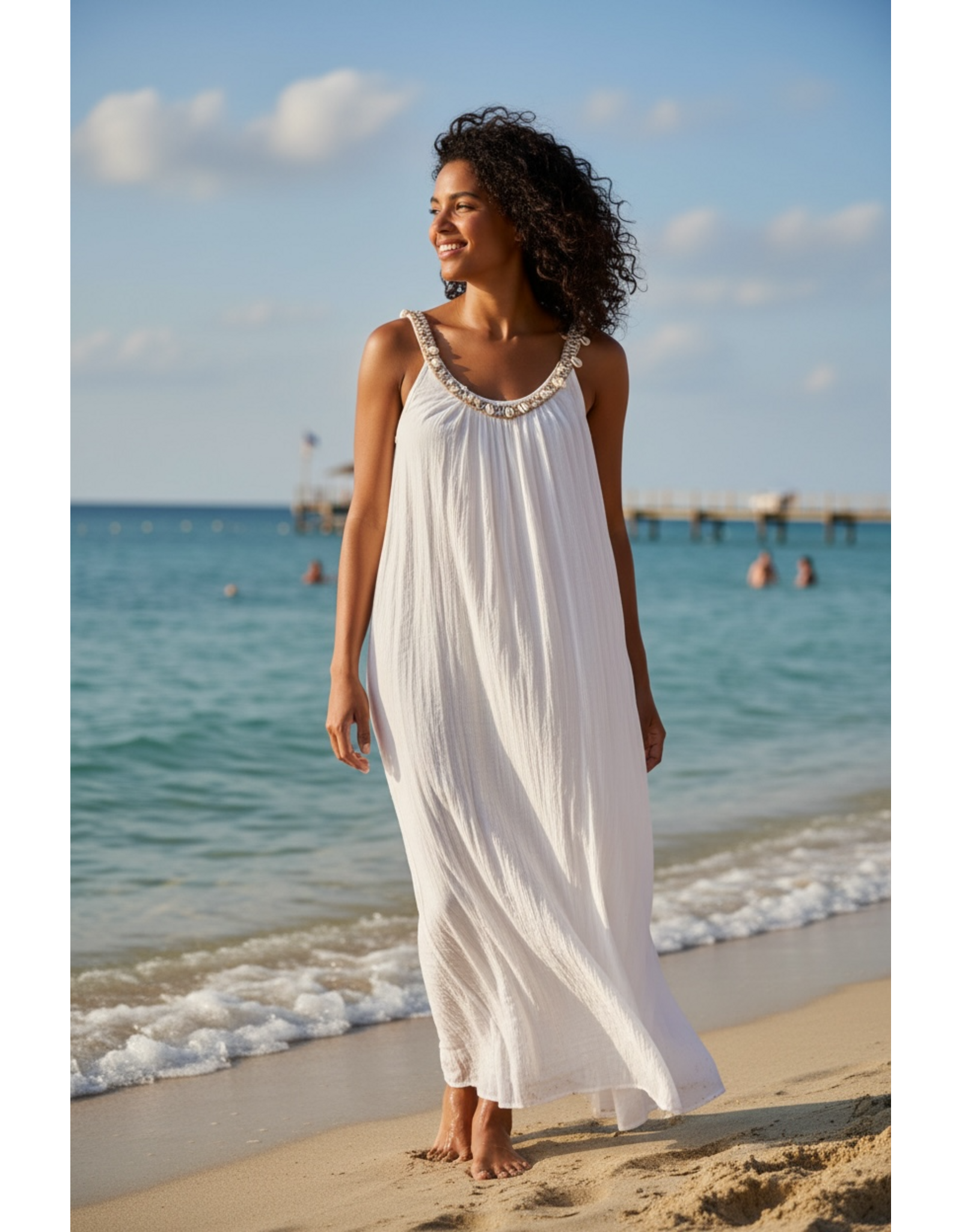 Cream Kleed Ronja snow white