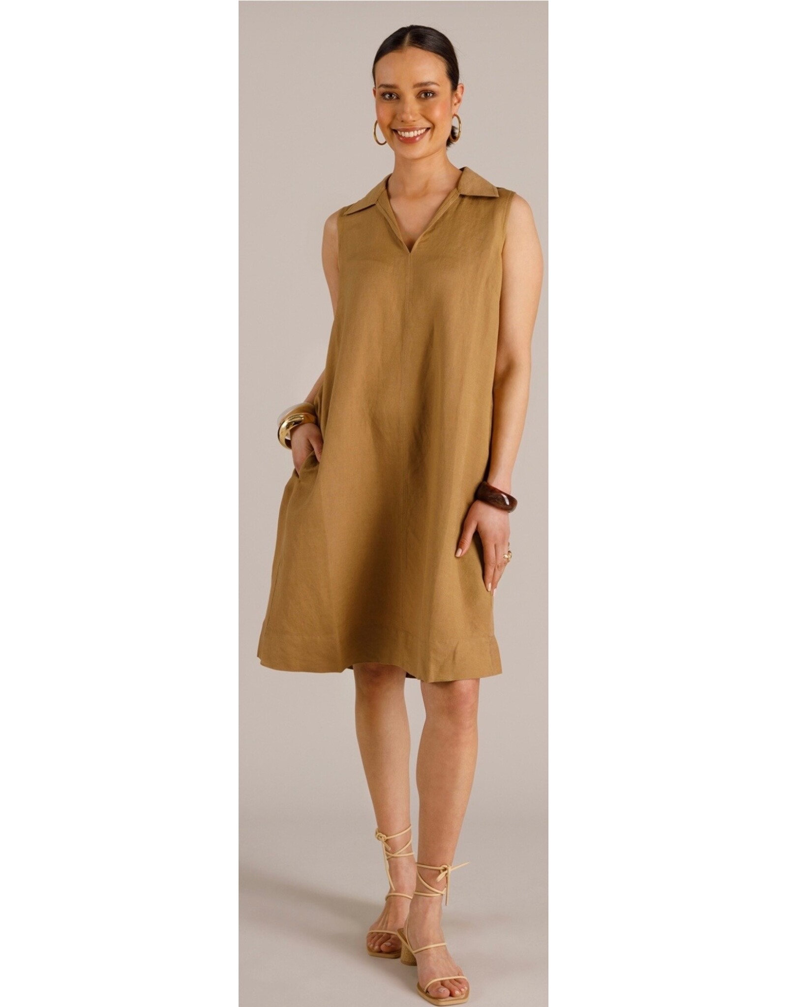 Yest Jurk mette summer taupe