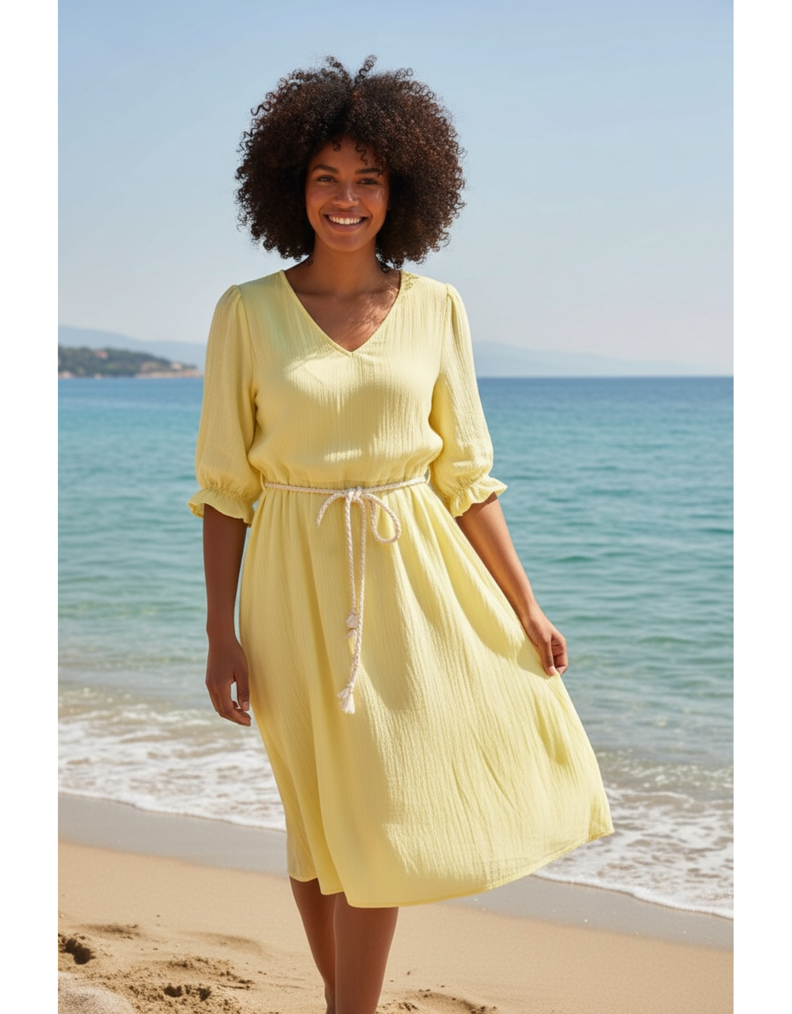 Cream Kleed Isabelle lemon
