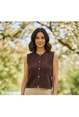 Yest Gilet marvine coffee brown
