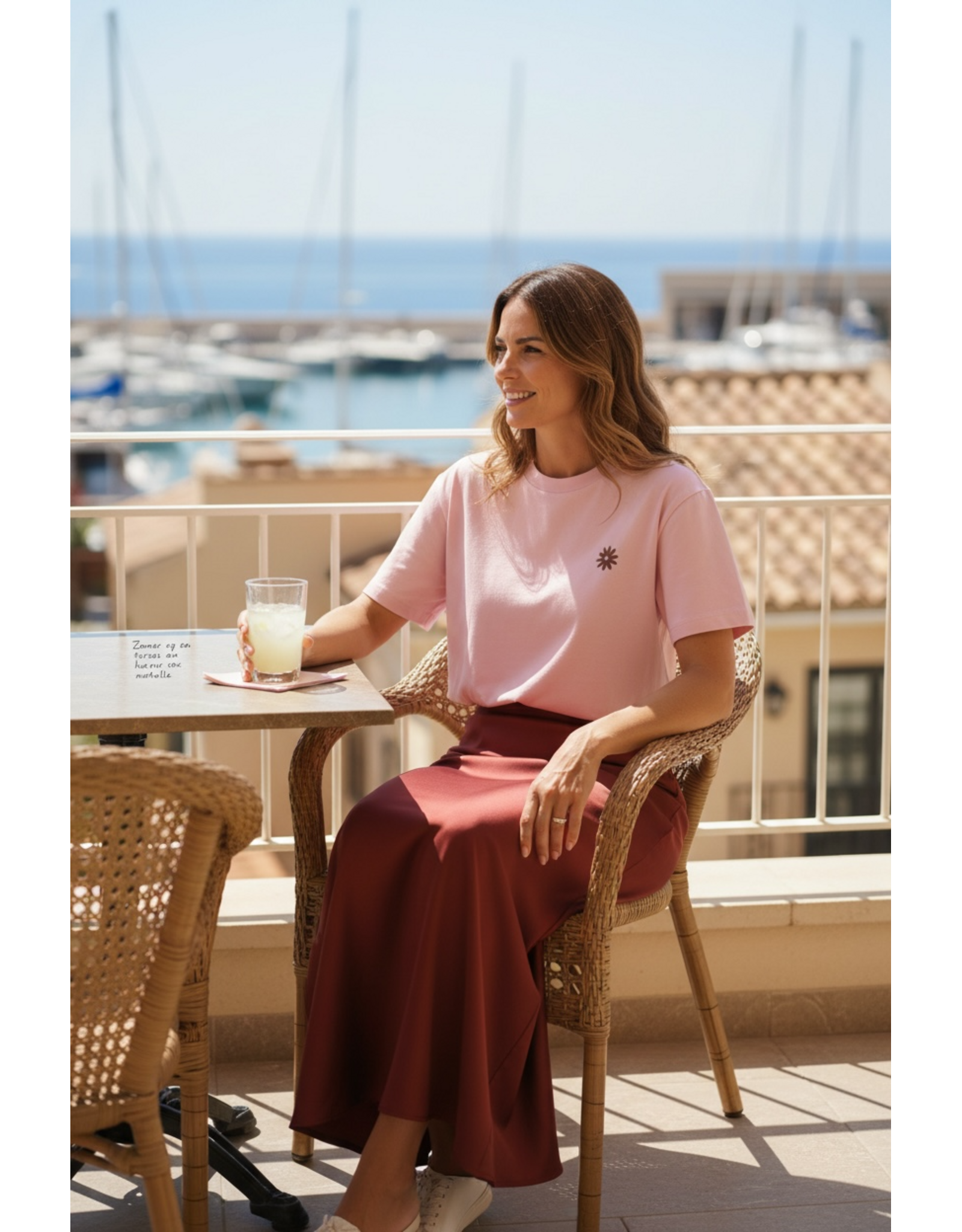 Kaffe Rok Lotte henna