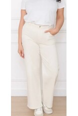 Parijs Jeansbroek folyrose creme