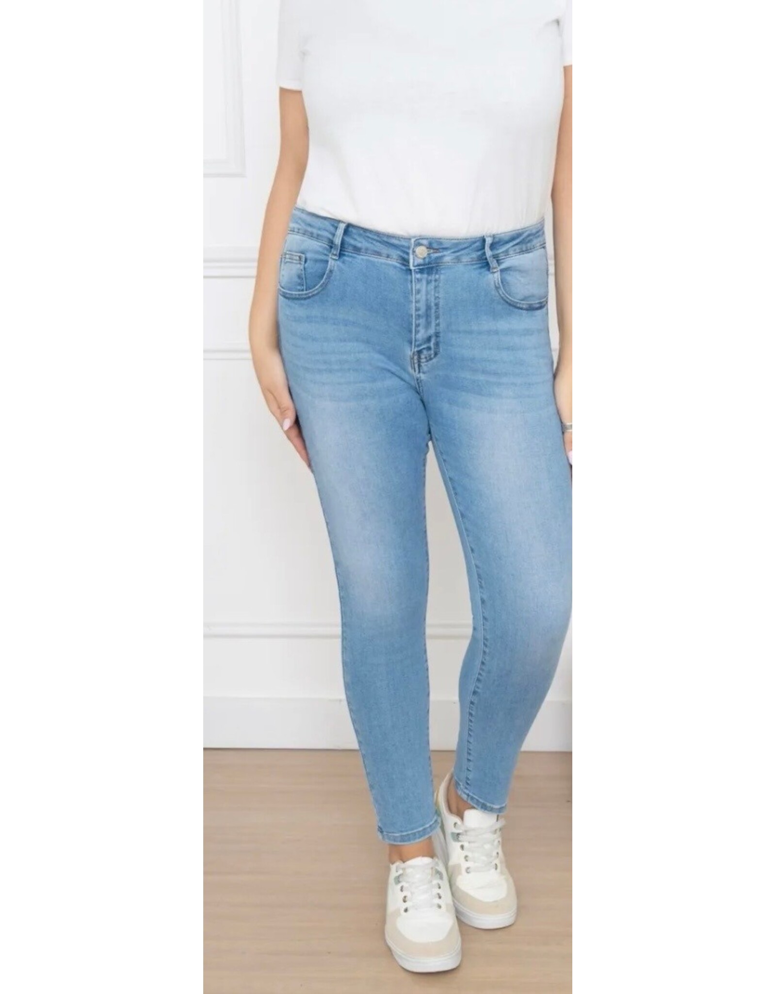 Parijs Jeansbroek folyrose skinny