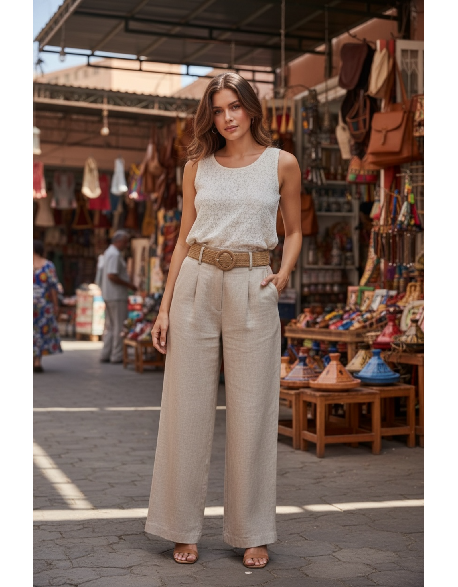 Italie Top Aurelie beige