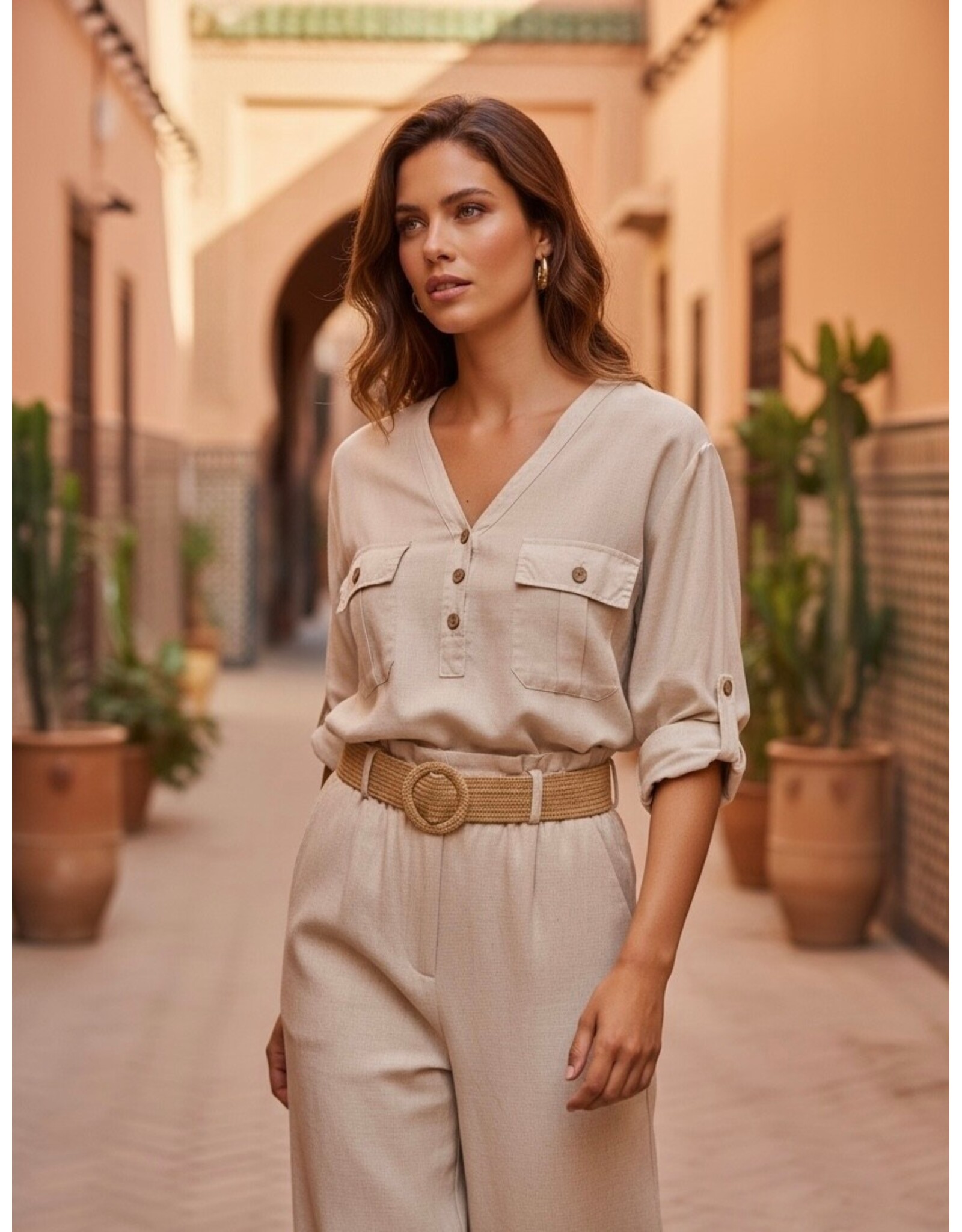 Italie Bloes boho creme