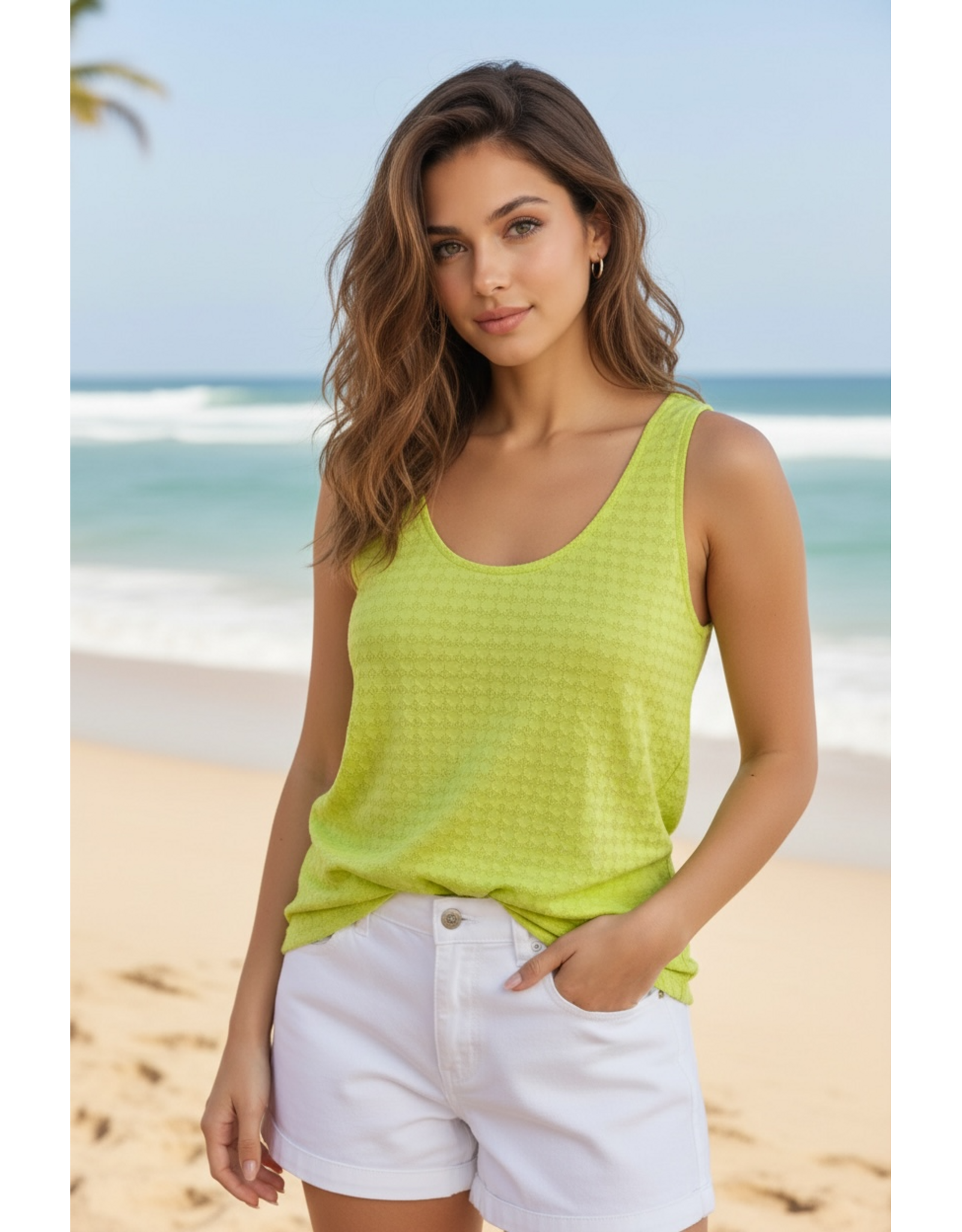 Italie Top Aurelie lime