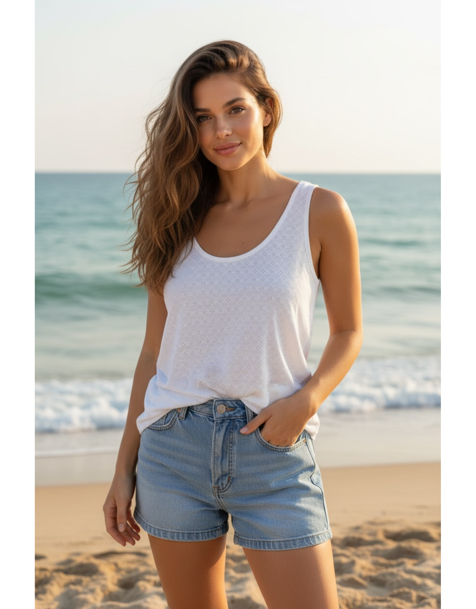 Italie Top Aurelie wit