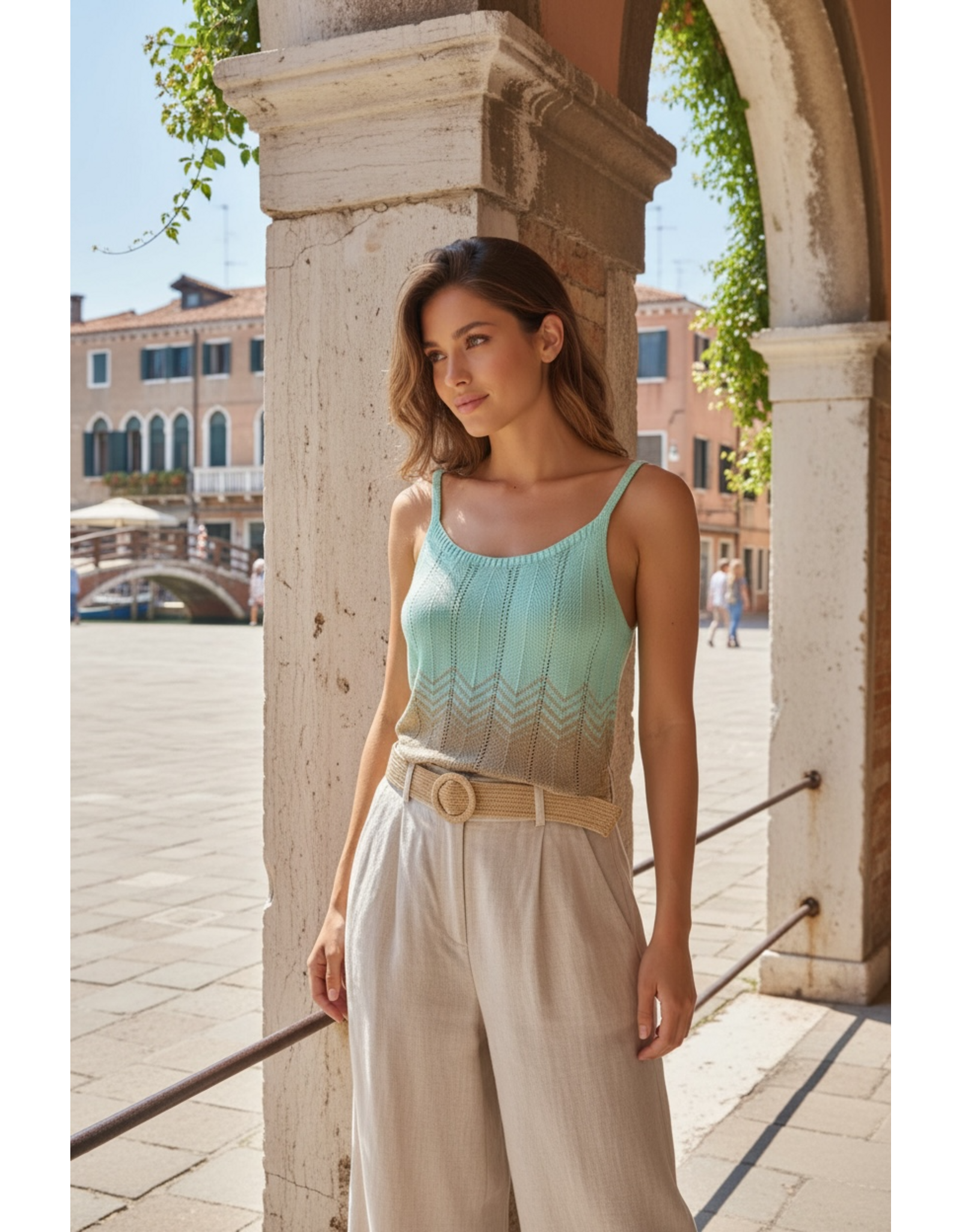 Italie Top Luna mint
