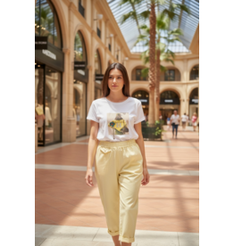 Italie Broek soft yellow