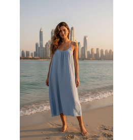 Italie Kleed Ibiza blauw