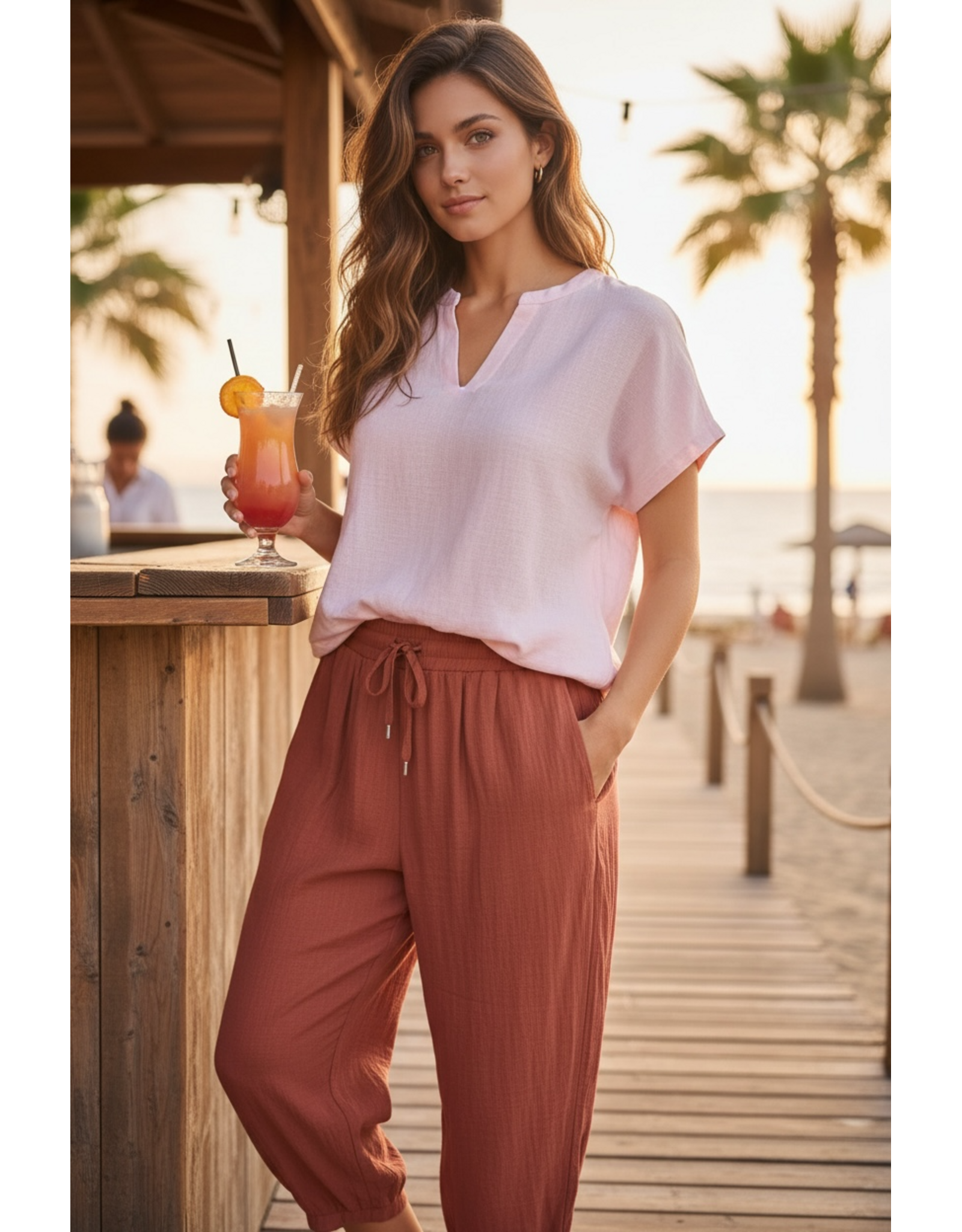 Kaffe Bloes Pauline roze