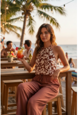 Kaffe Broek Emily henna