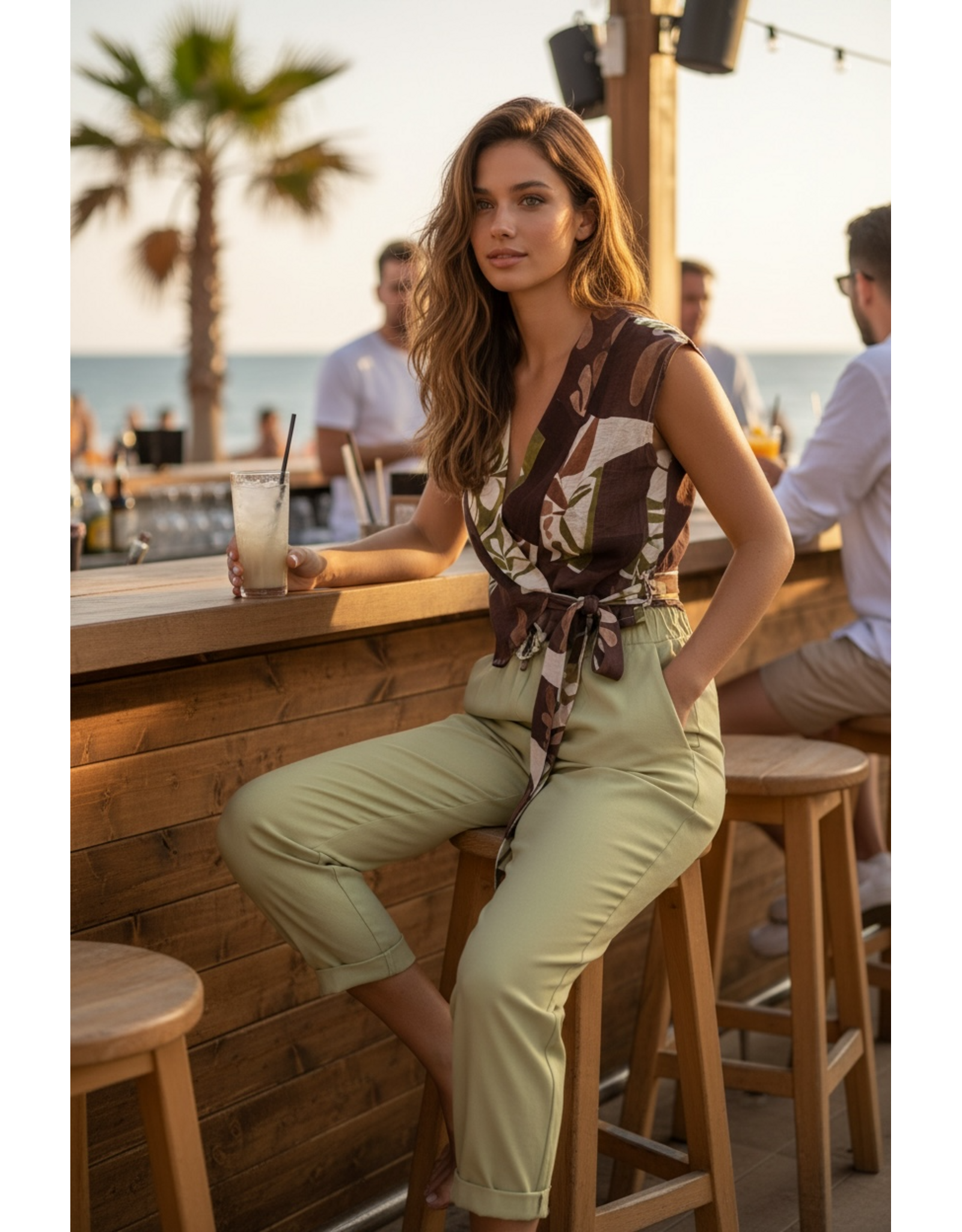 Italie Top Marrakesh bruin