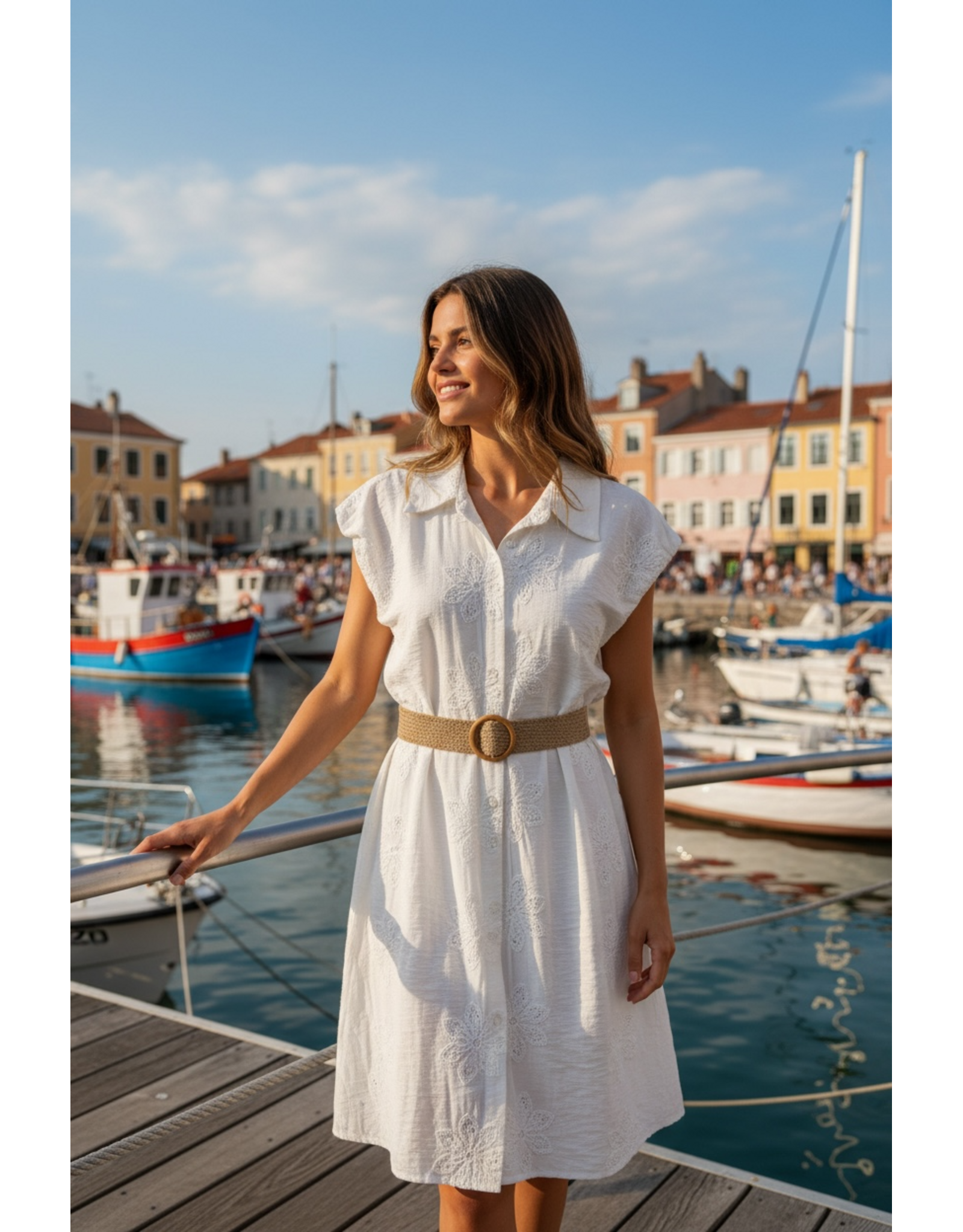 Italie Jurk linda wit