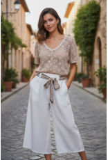 Italie Broek Alba wit