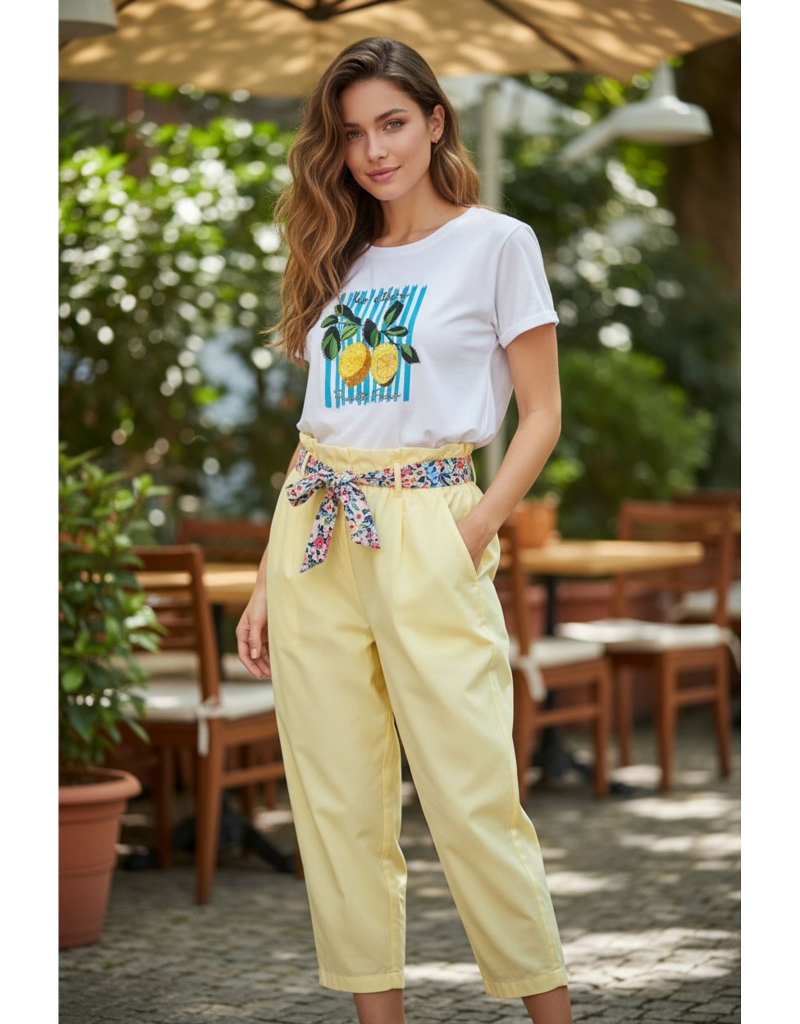 Italie T shirt lemon love wit