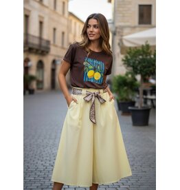 Italie Broek Alba geel