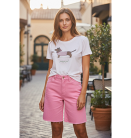 Italie T shirt Teckel bling