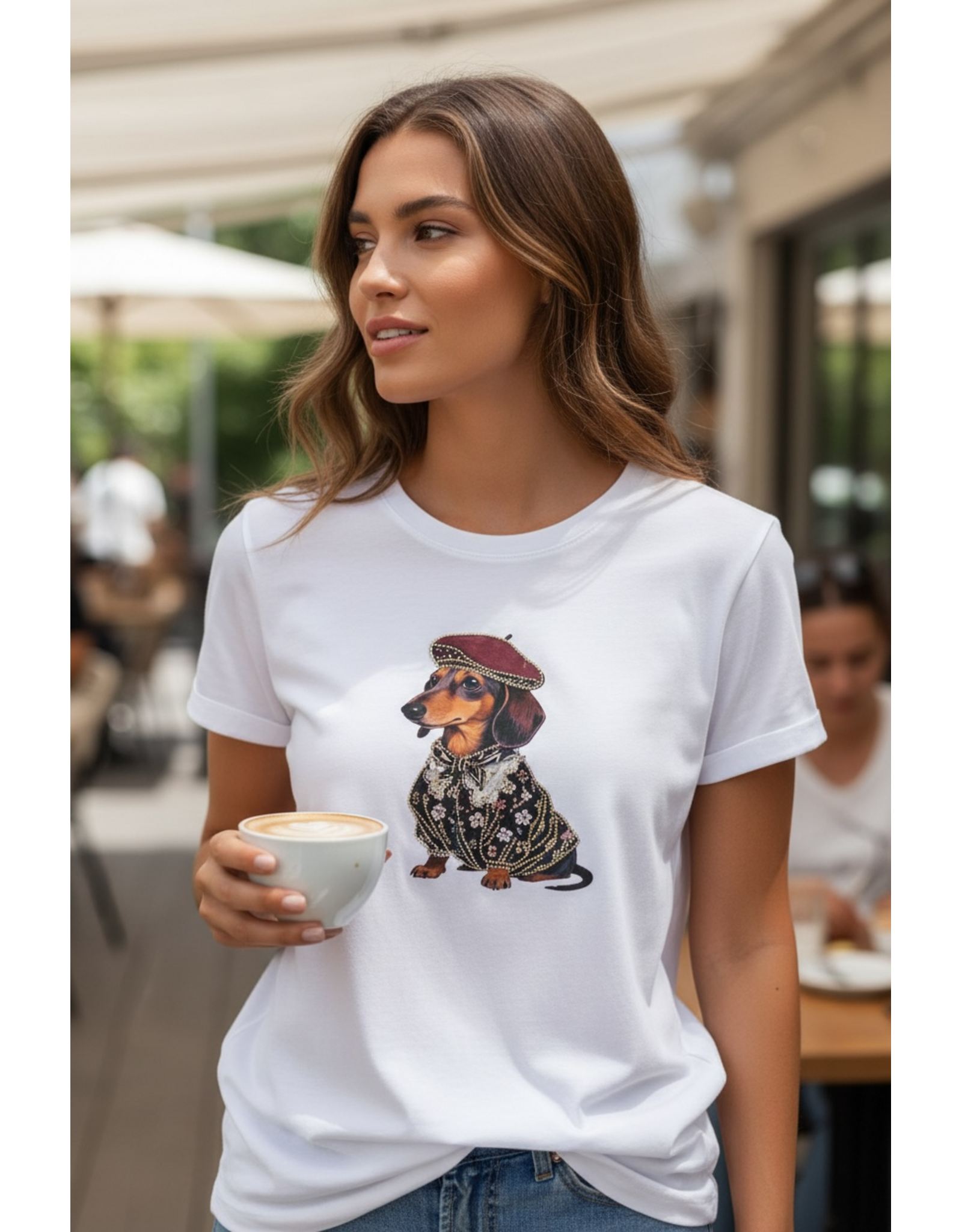 Italie T shirt Bella dog