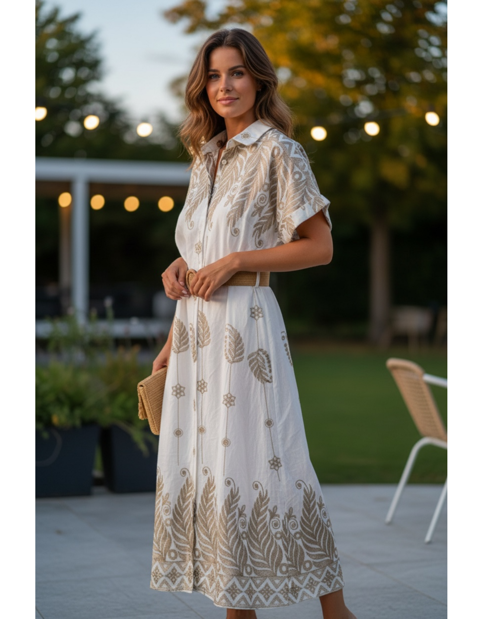 Italie Kleed Ibiza gold