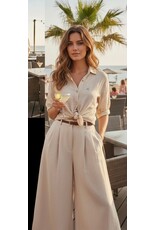 Italie Broek nude elegance