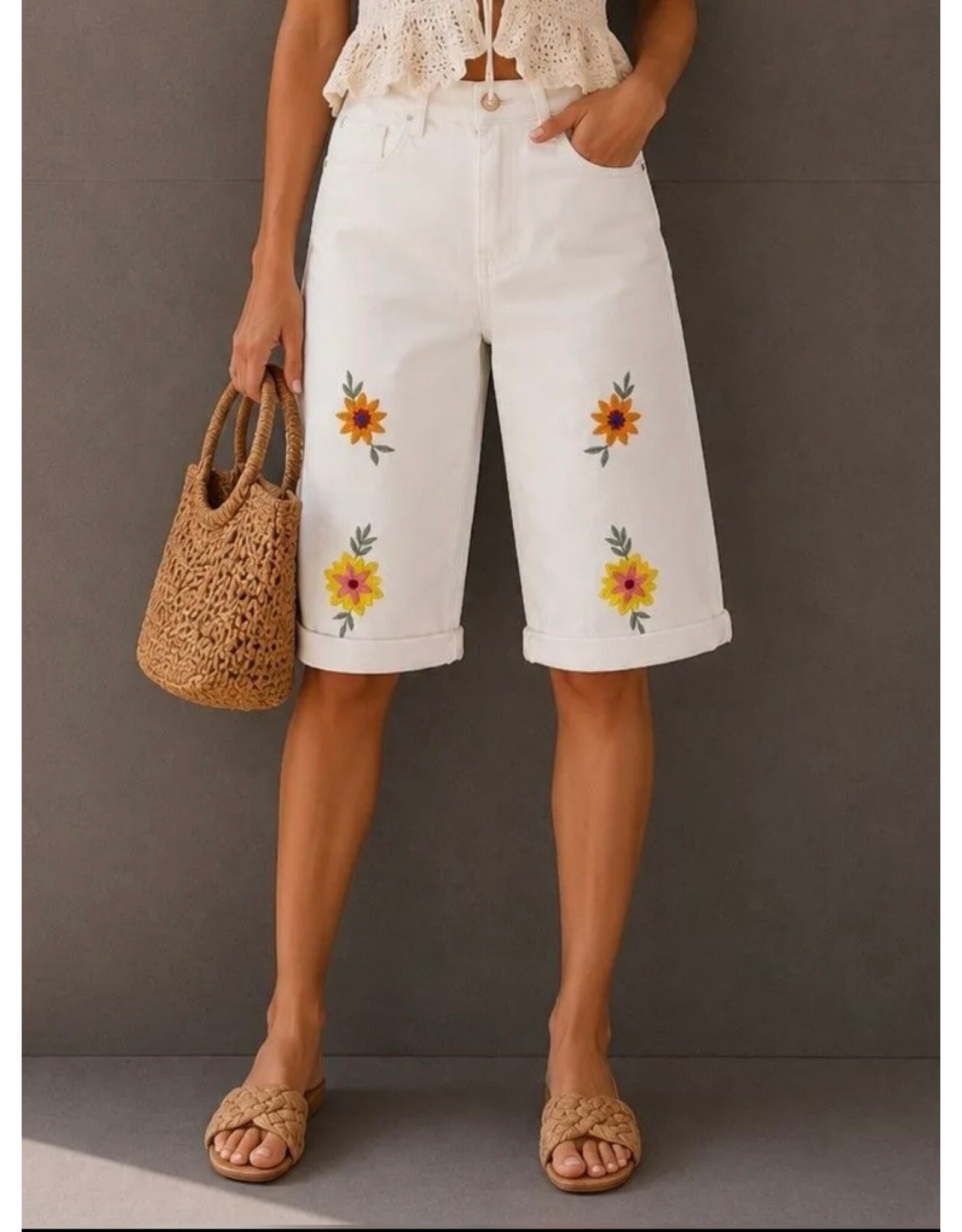 Parijs Short linde wit